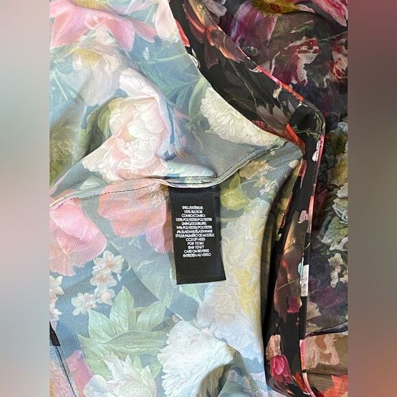 Alice + Olivia Vernita Floral Silk Tulle Minidress size 8 - Picture 16 of 16